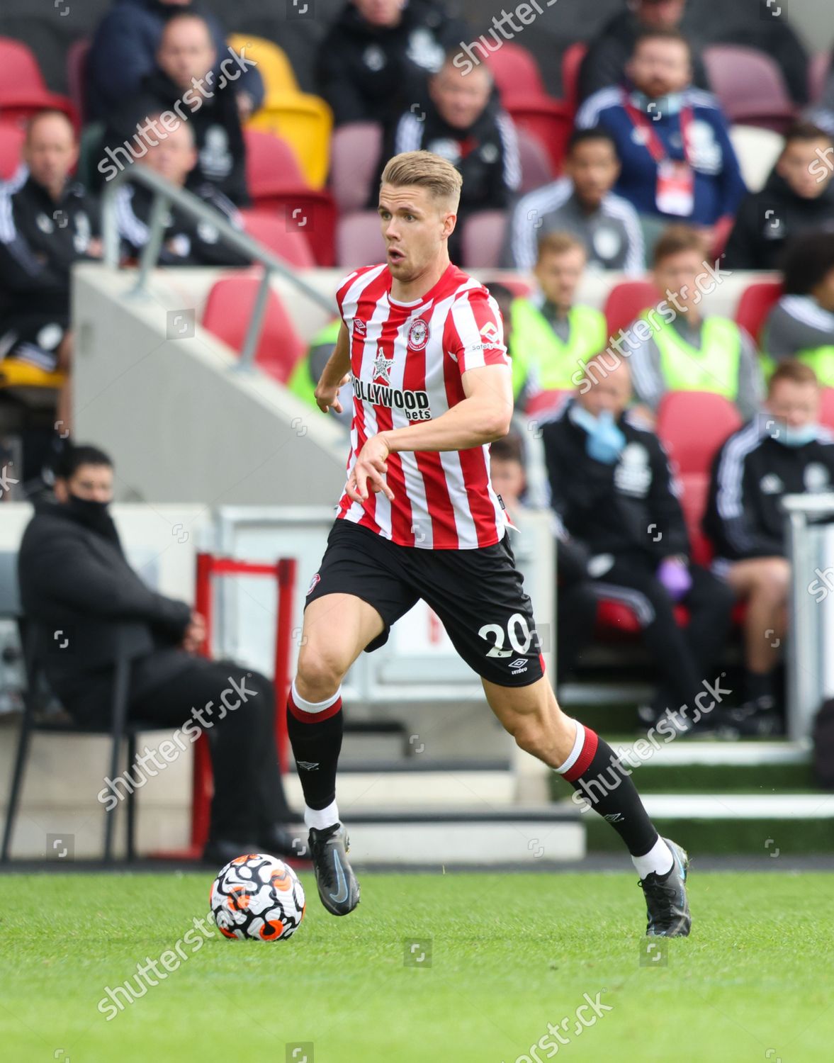 Kristoffer Ajer Brentford Editorial Stock Photo Stock Image