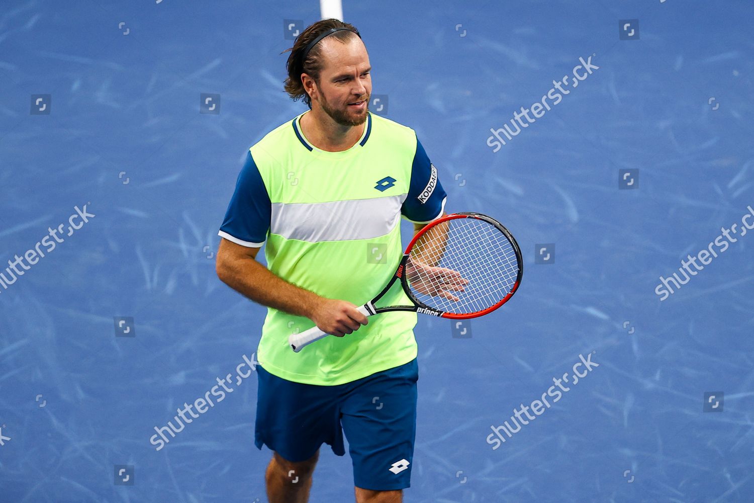 Belgian Xavier Malisse Pictured During Doubles Editorial Stock Photo