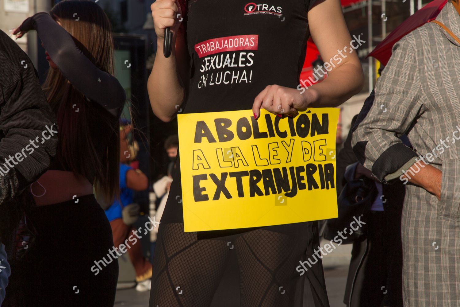 Sex Workers Protest Puerta Del Sol Editorial Stock Photo Stock Image