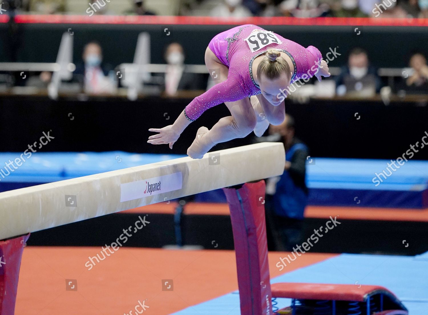 Angelina Melnikova Russia Competes Womens Balance Editorial Stock Photo