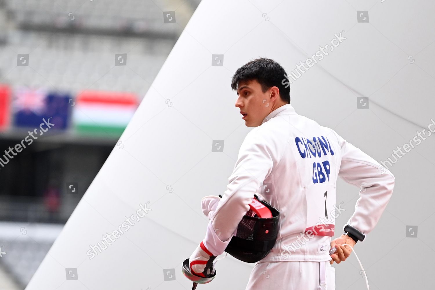 Joseph Choong Gbr End His Fencing Editorial Stock Photo Stock Image