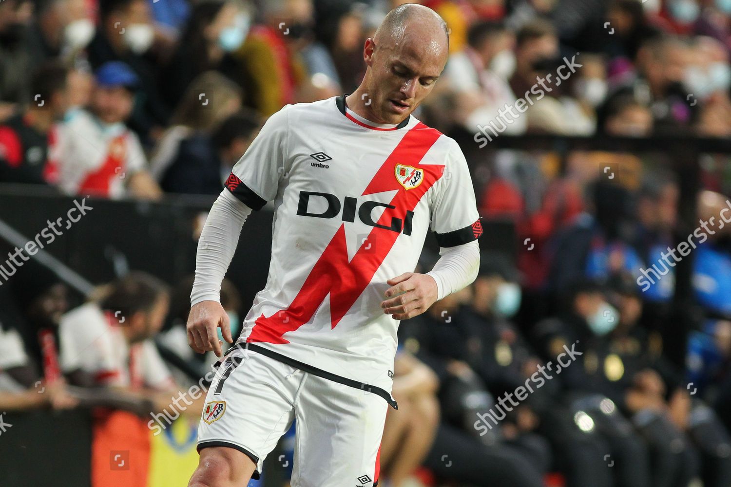 Isi Palazon Rayo Vallecano Action During Editorial Stock Photo Stock