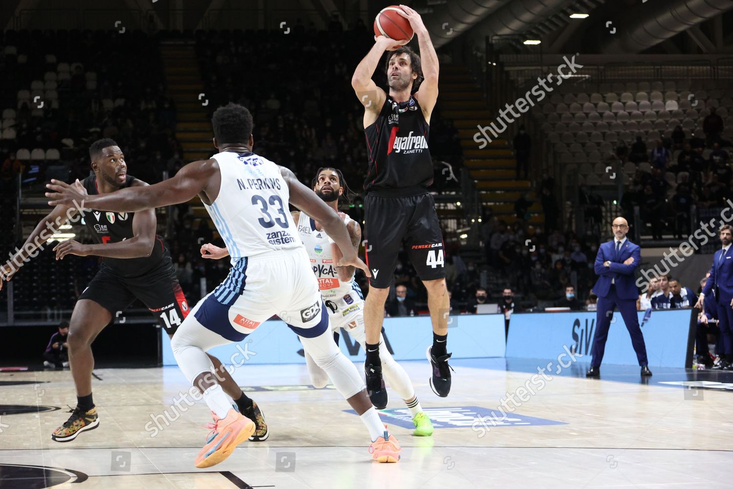 Milos Teodosic Segafredo Virtus Bologna During Editorial Stock Photo