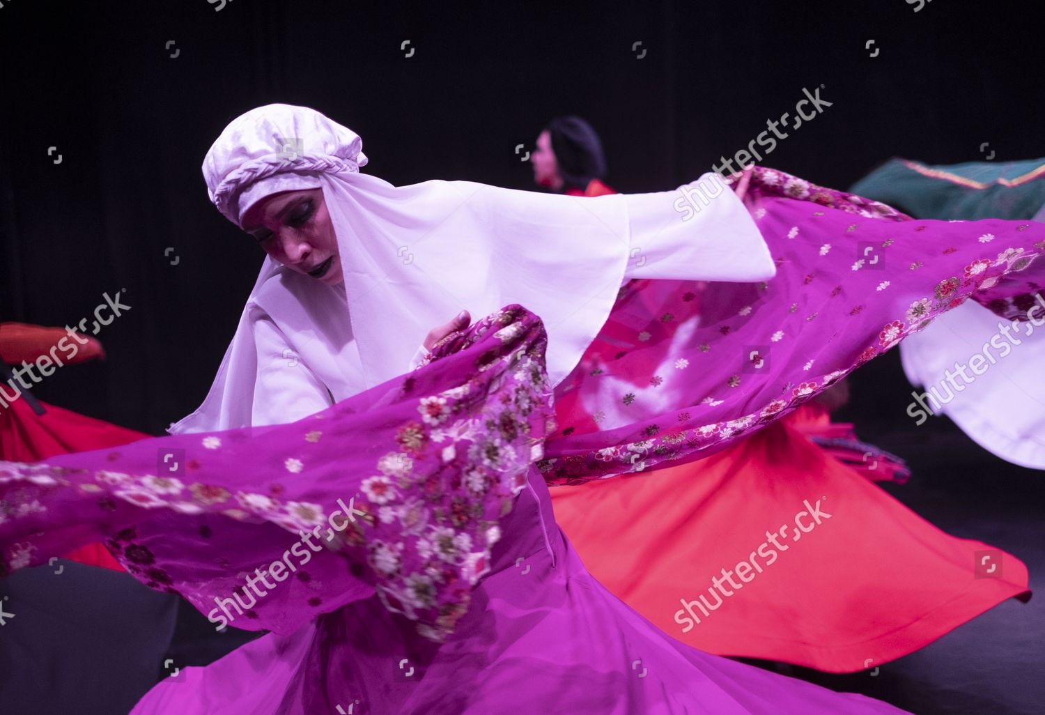 Female Member Khishtan Performance Group Performs Editorial Stock Photo