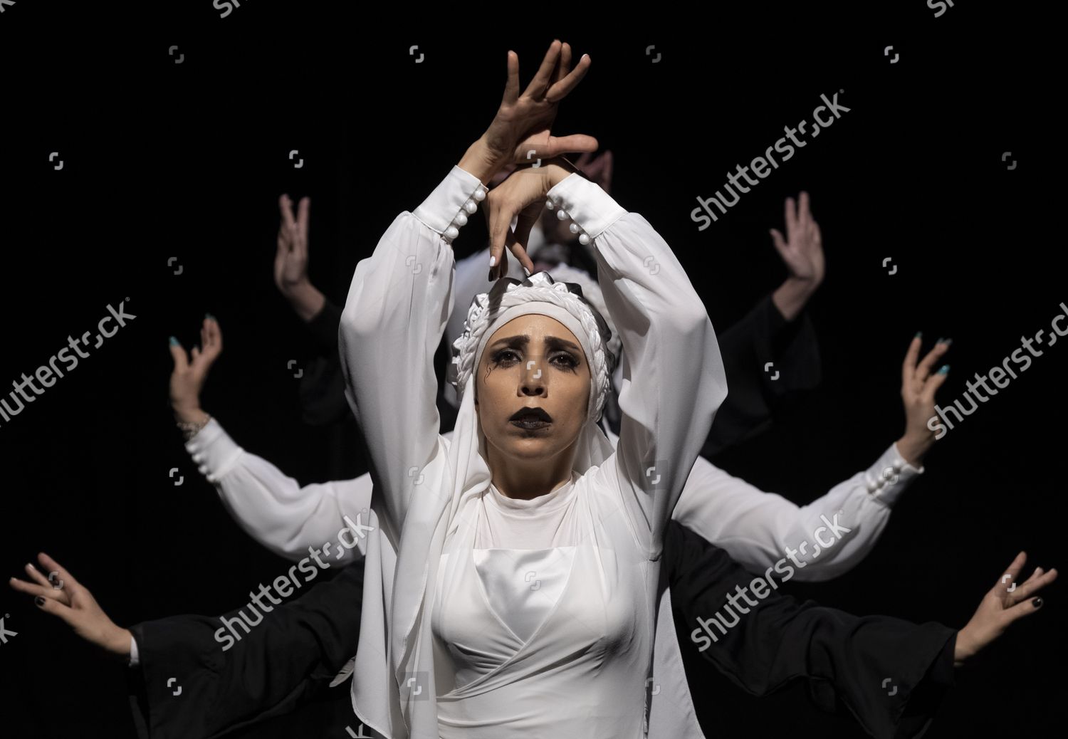 Female Members Khishtan Performance Group Perform Editorial Stock Photo