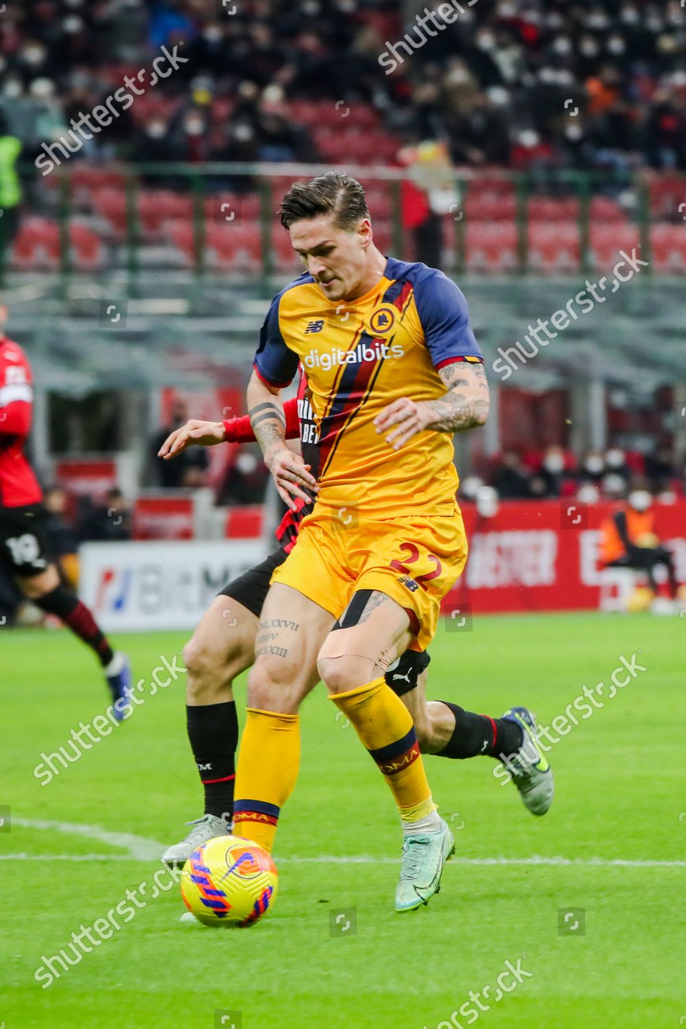 Nicolo Zaniolo Action During Serie Football Editorial Stock Photo