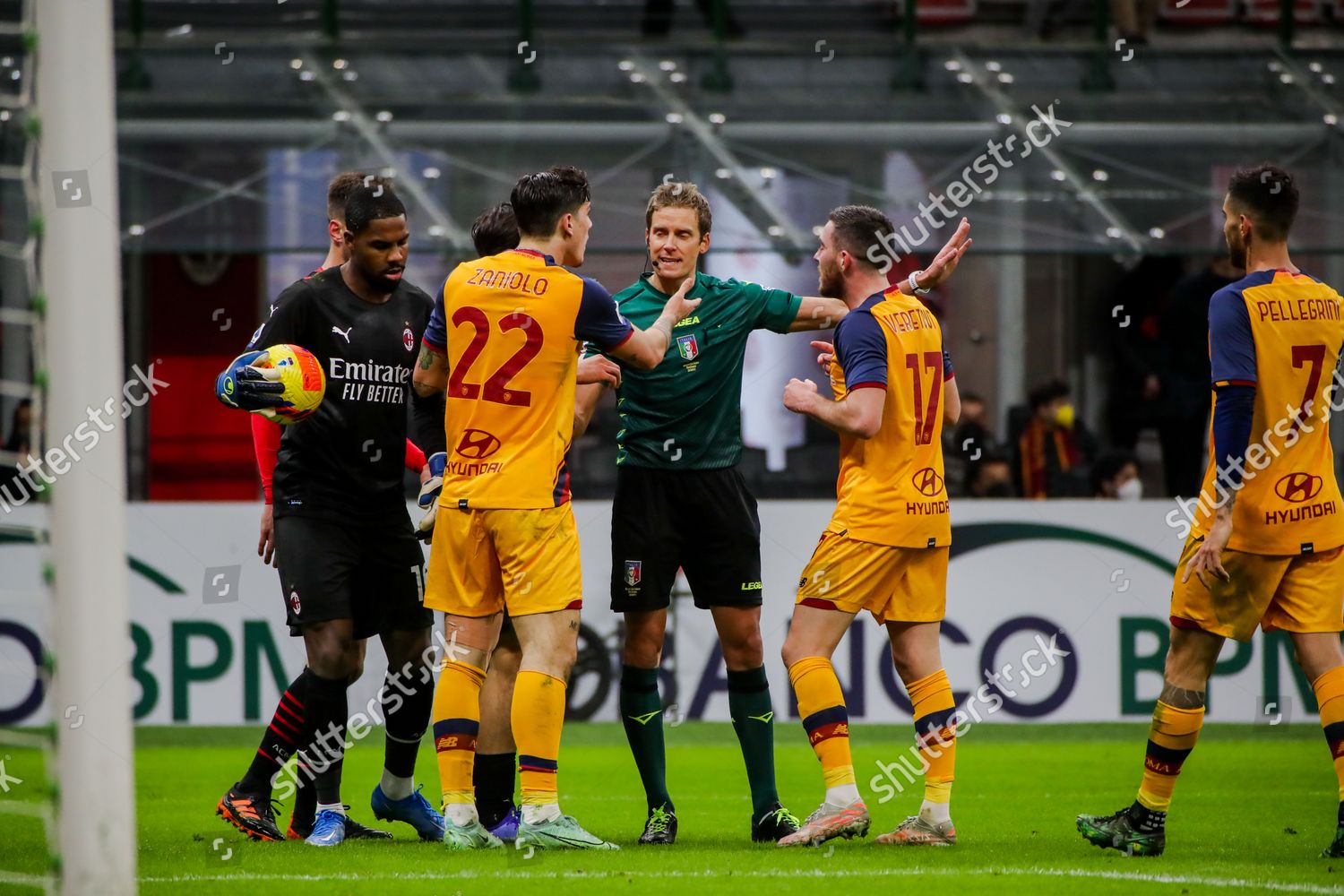 Nicolo Zaniolo Action During Serie Football Editorial Stock Photo