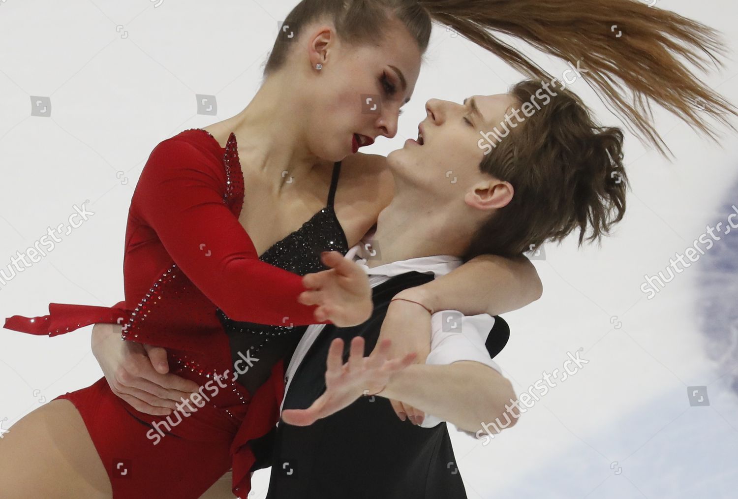 Mariia Holubtsova Kyryl Bielobrov Ukraine Compete Editorial Stock Photo