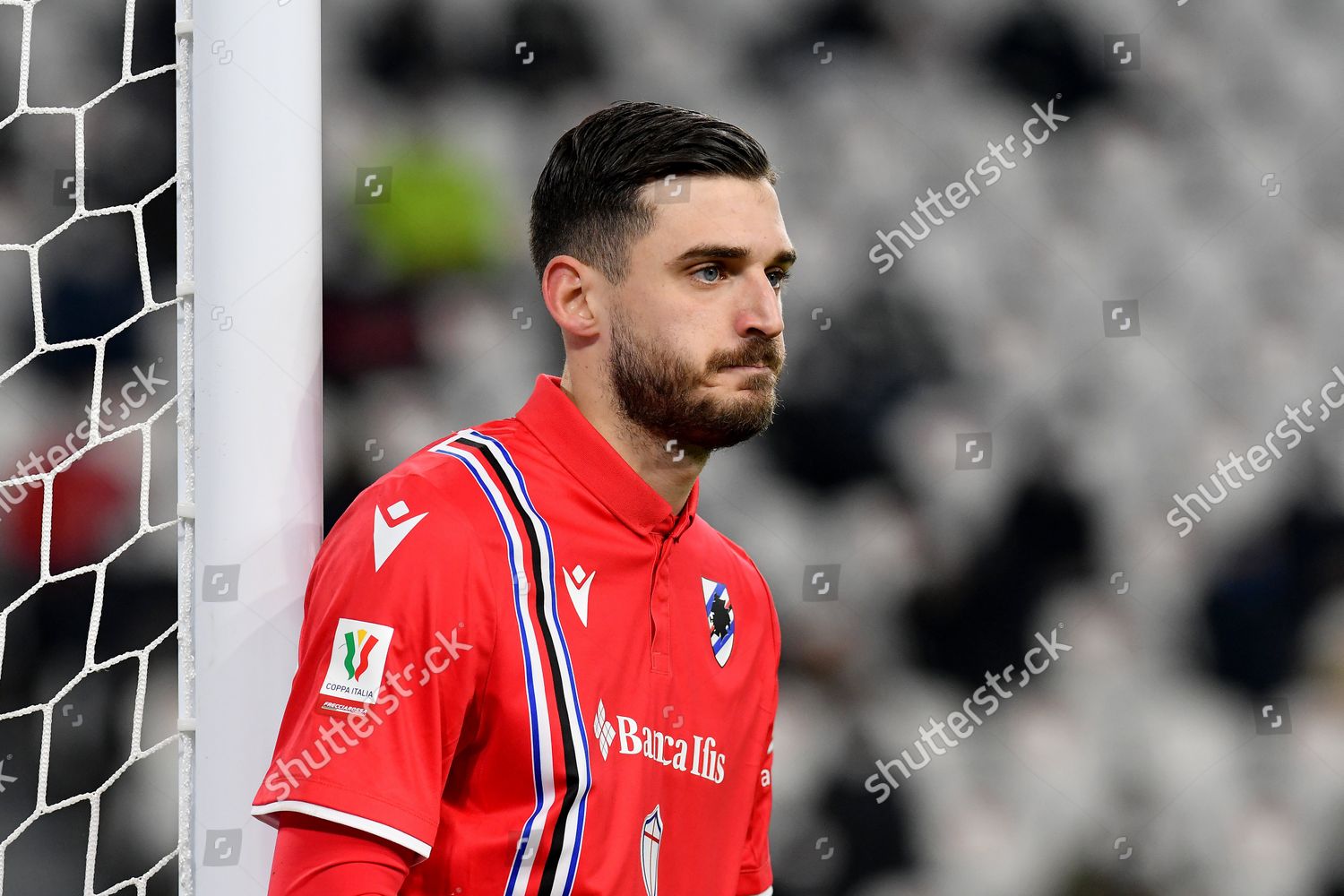 Wladimiro Falcone Uc Sampdoria Action Editorial Stock Photo Stock