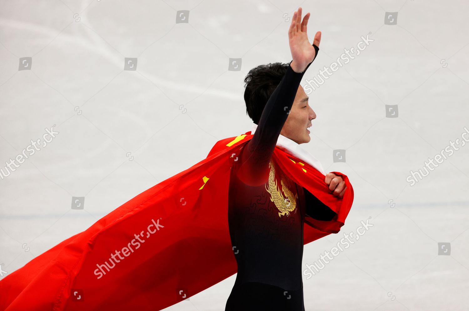 Ren Ziwei China Celebrates After Winning Editorial Stock Photo Stock