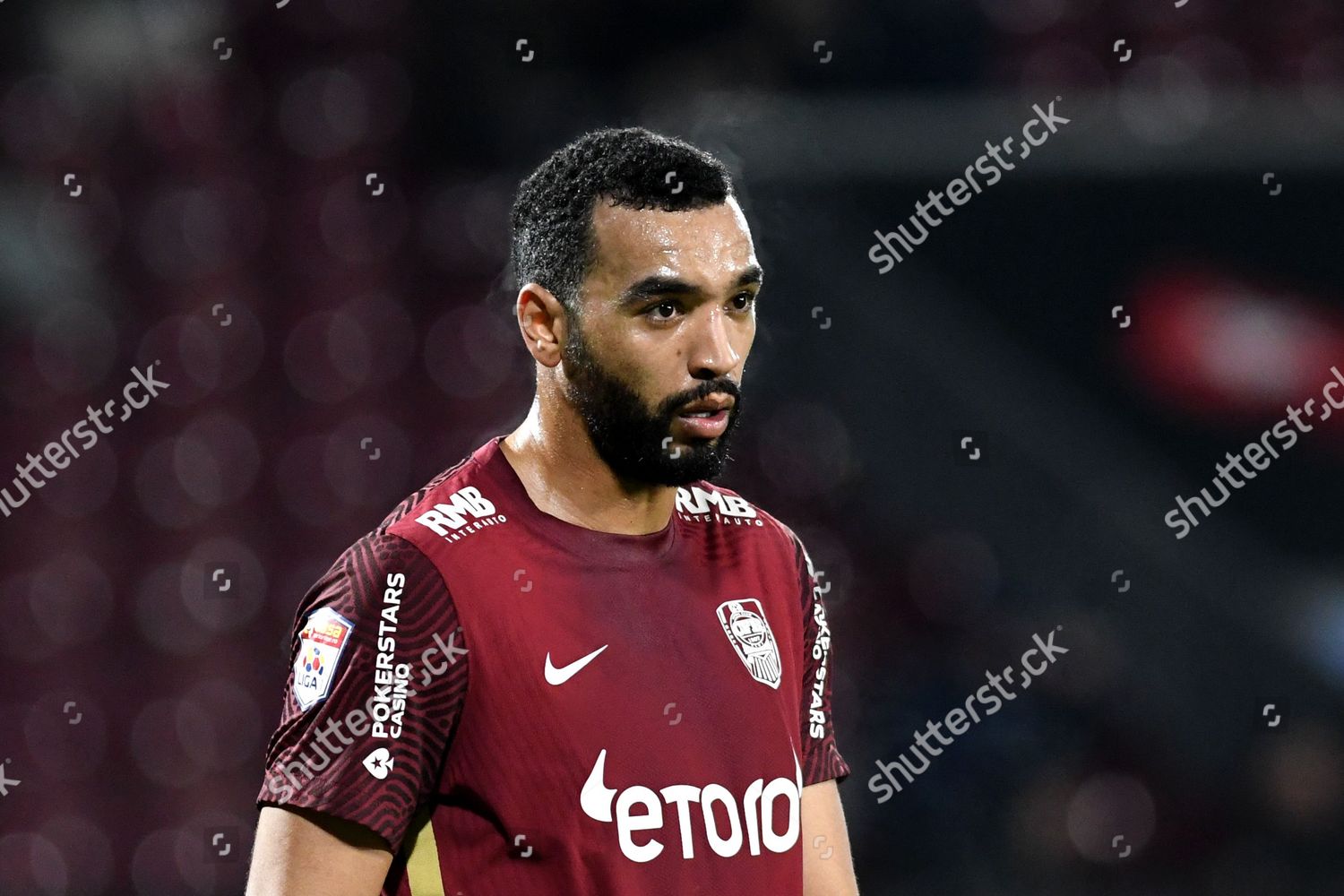 Portrait Billel Omrani During Cfr Cluj Editorial Stock Photo Stock