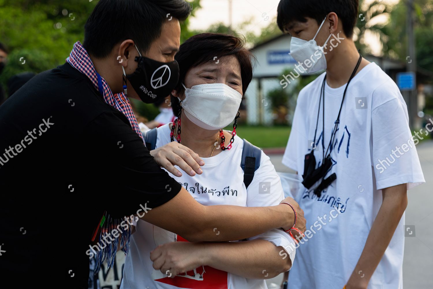 Mother Parit Chiwarak Prodemocracy Activist Seen Editorial Stock Photo