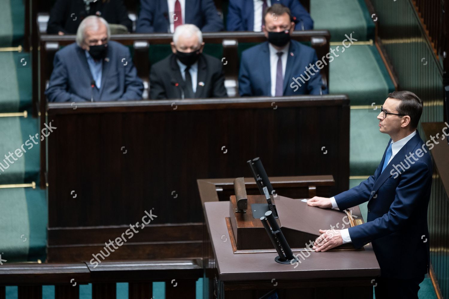 Leader Polish Law Justice Pis Ruling Editorial Stock Photo Stock