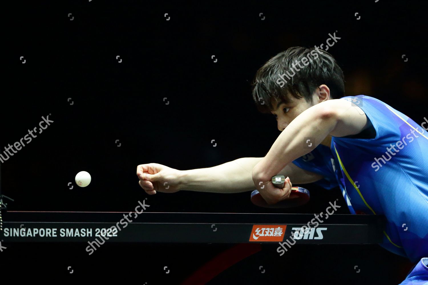 Yukiya Uda Japan Plays Shot Against Editorial Stock Photo Stock Image