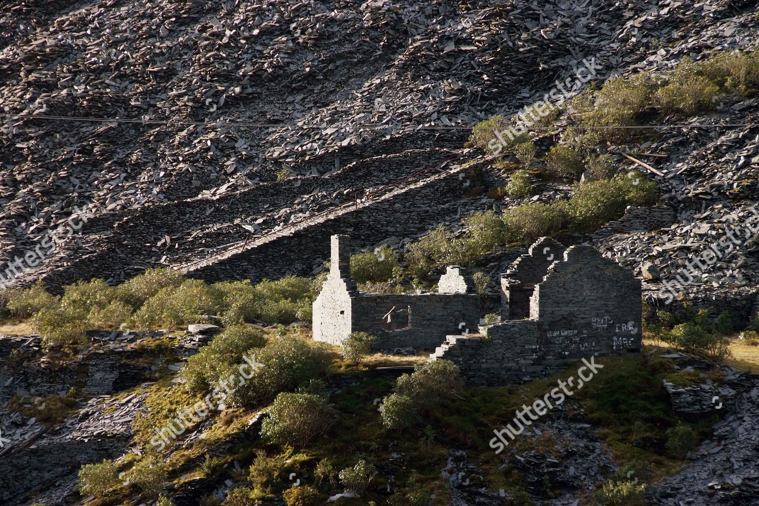 Llechwedd Slate Mine Blaenau Ffestiniog North Editorial Stock Photo