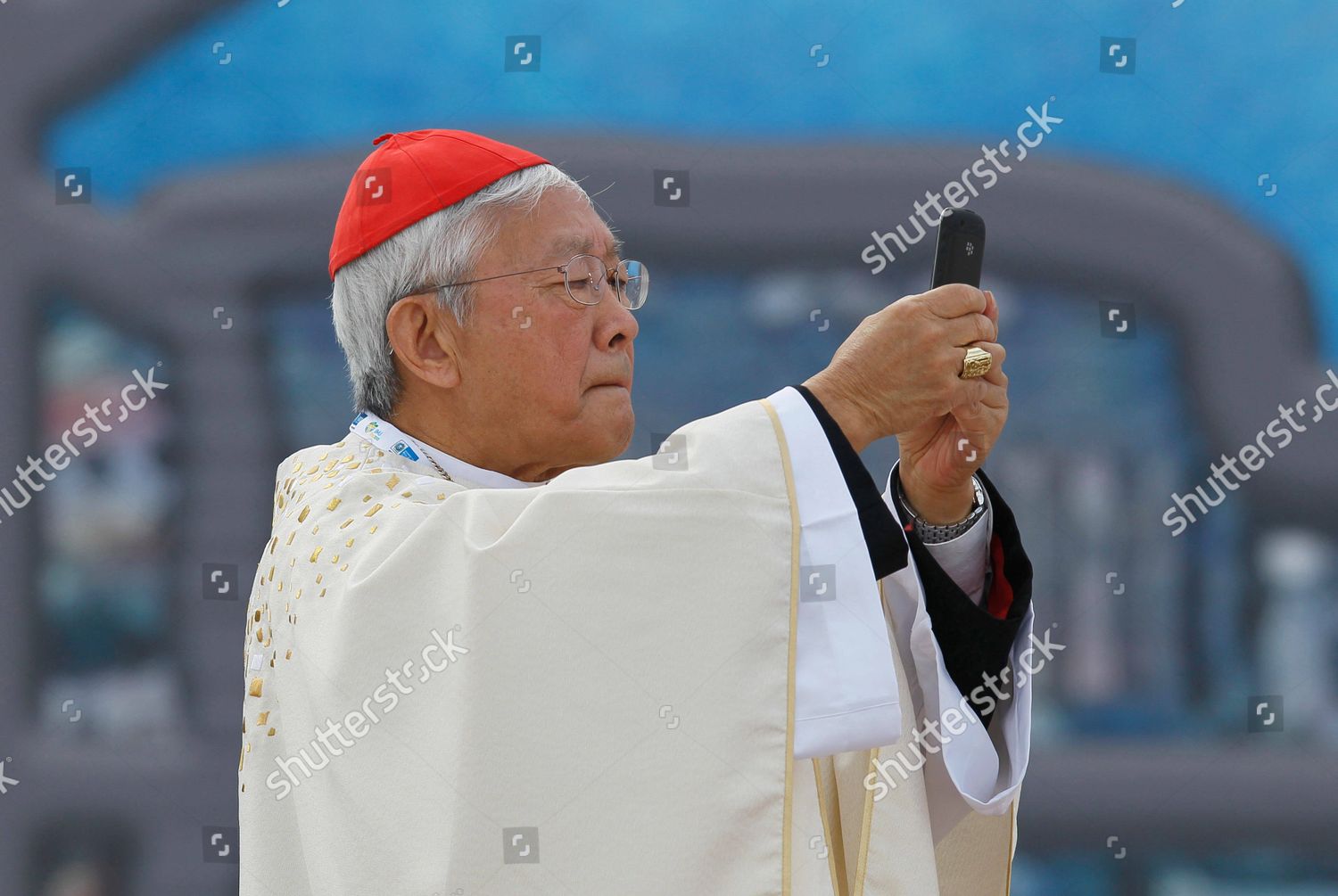 Hong Kong Cardinal Joseph Zen Editorial Stock Photo Stock