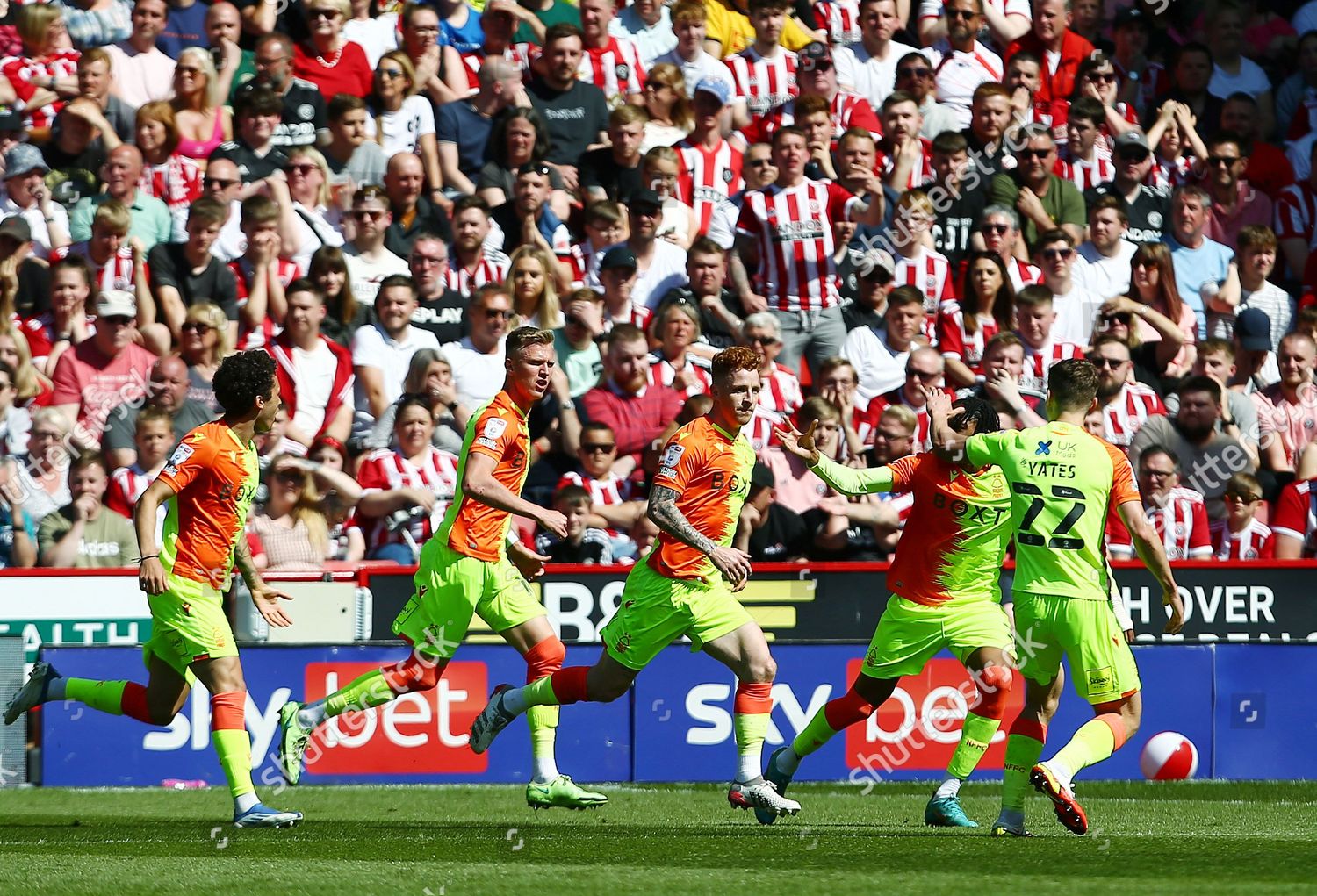 Jack Colback Nottingham Forest Celebrates Scoring Editorial Stock Photo