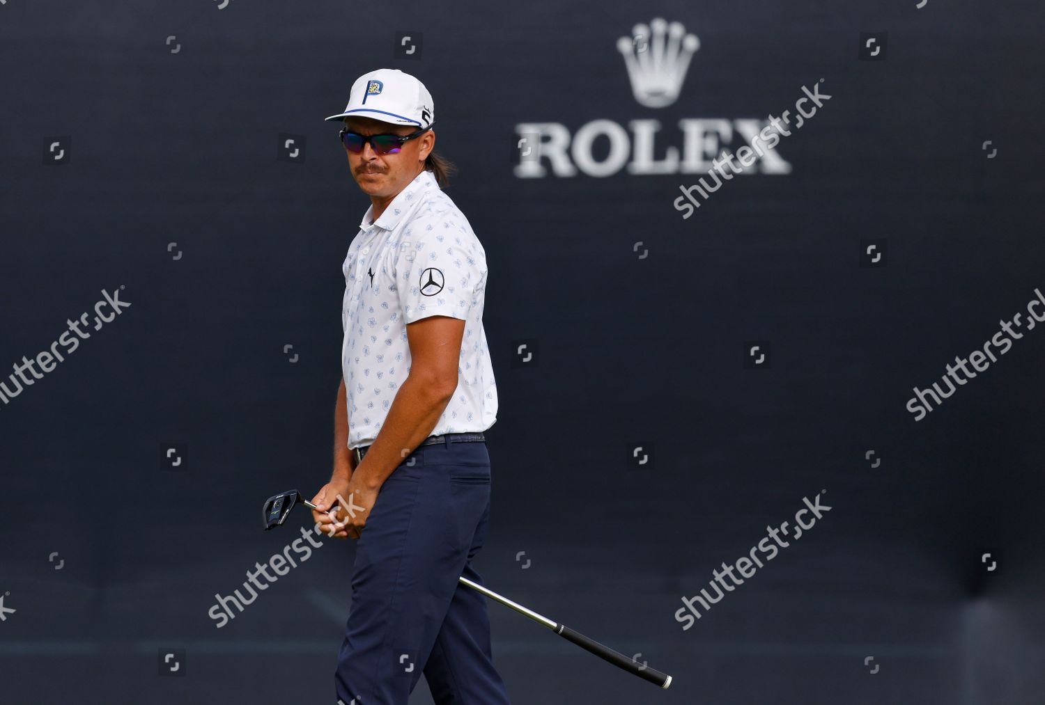 Rickie Fowler Us Reacts His Putt Editorial Stock Photo Stock Image