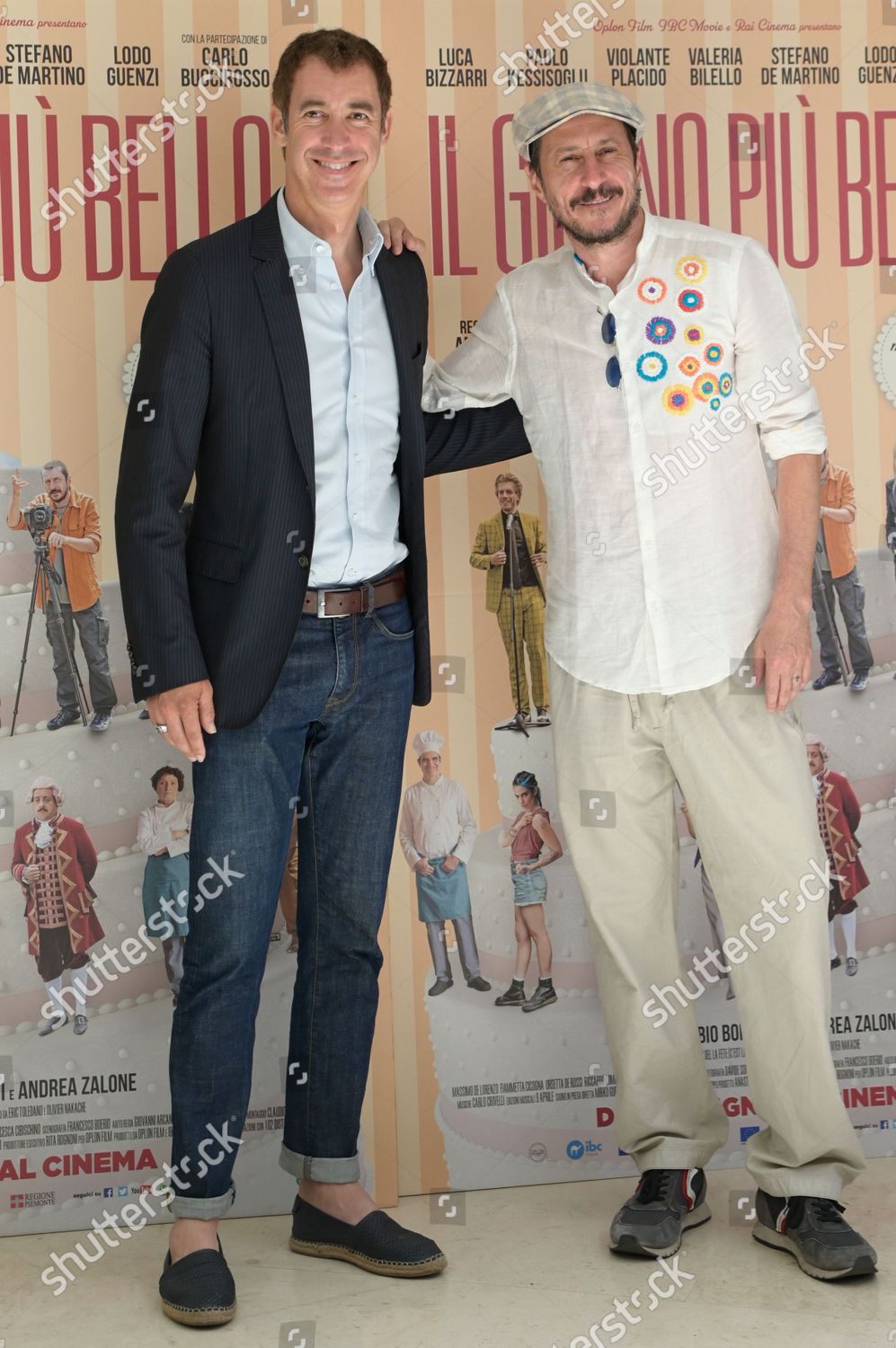 Paolo Kessisoglu Luca Bizzarri Attends Photocall Editorial Stock Photo