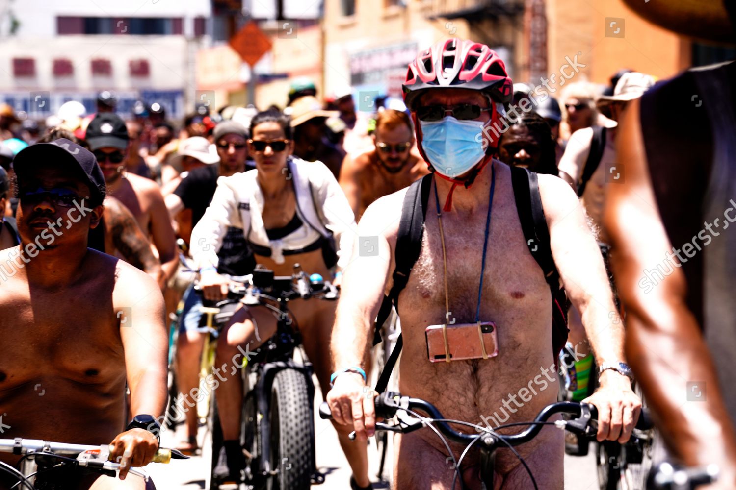 Bike Riders Participate World Naked Bike Editorial Stock Photo Stock