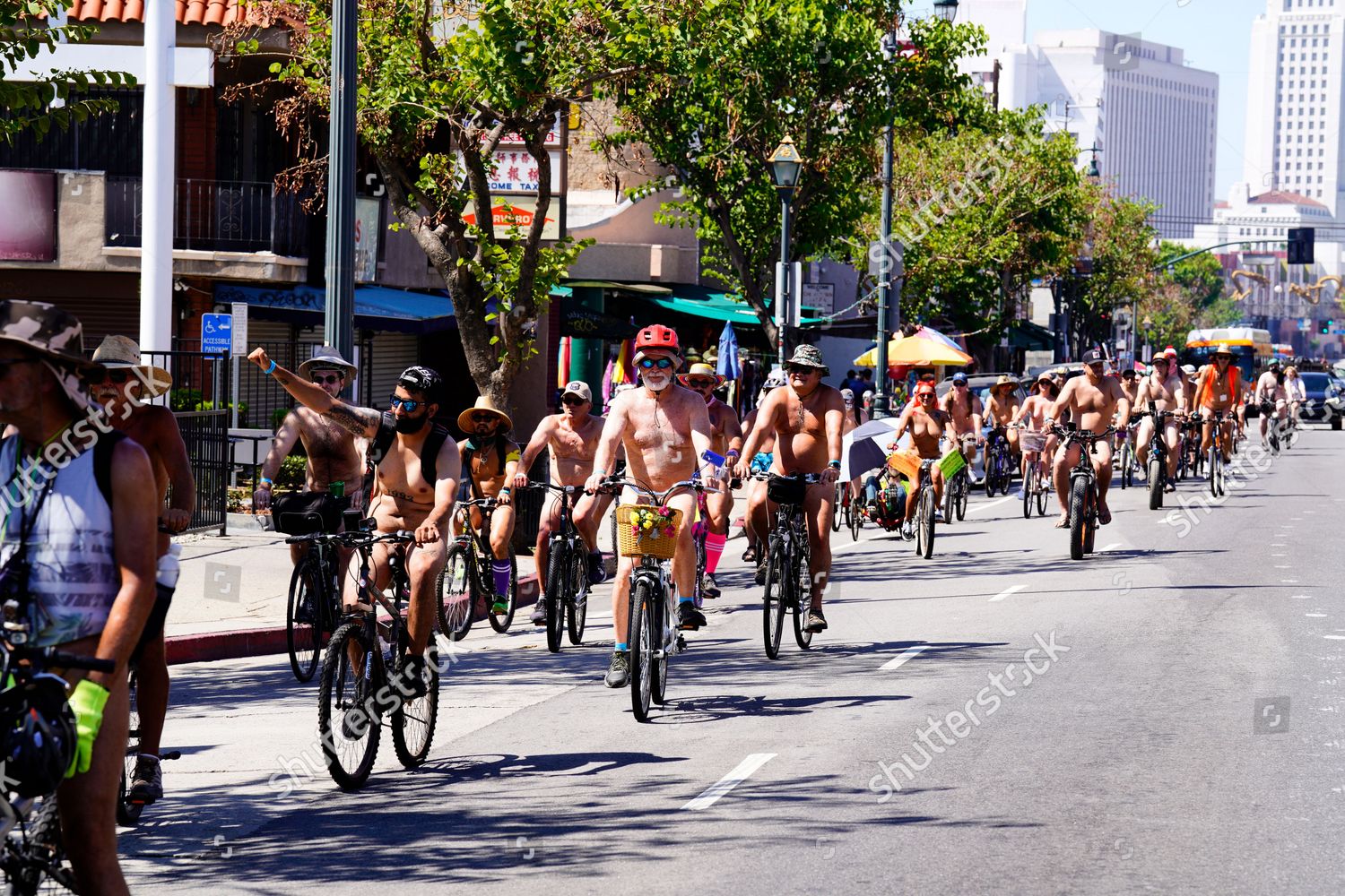 Bike Riders Participate World Naked Bike Editorial Stock Photo Stock