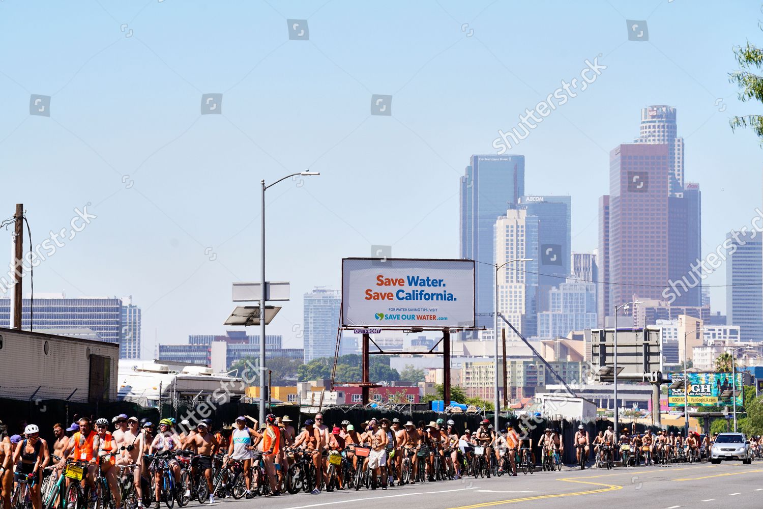 Bike Riders Participate World Naked Bike Editorial Stock Photo Stock