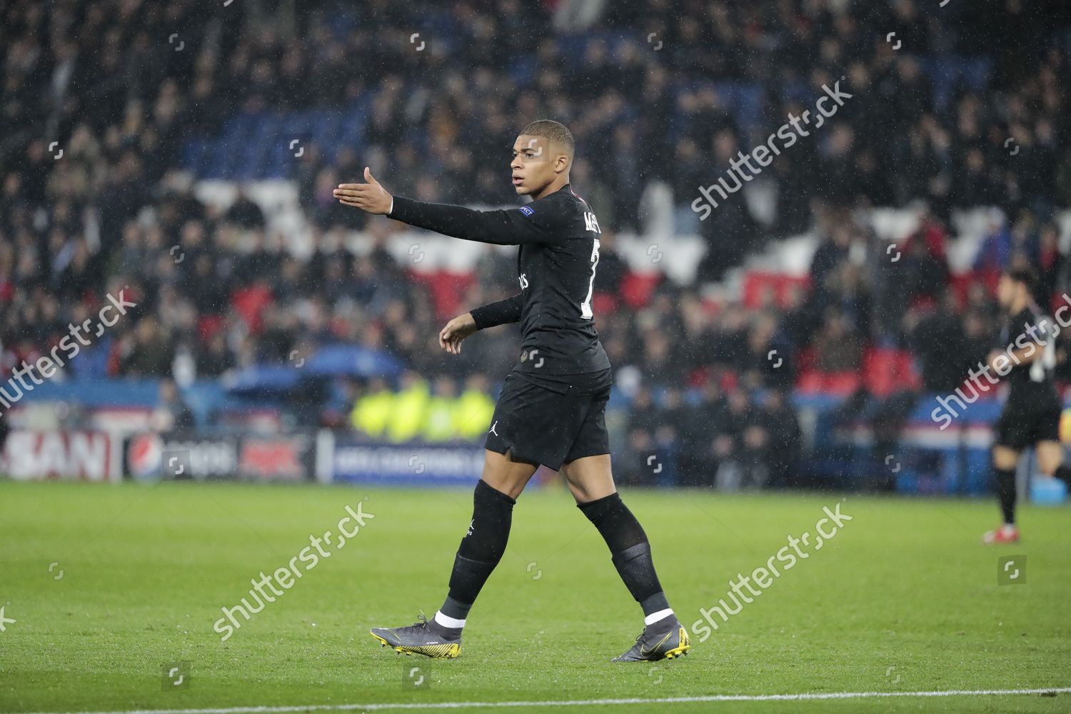 Kylian Mbappe Lottin Psg Reacted During Editorial Stock Photo Stock