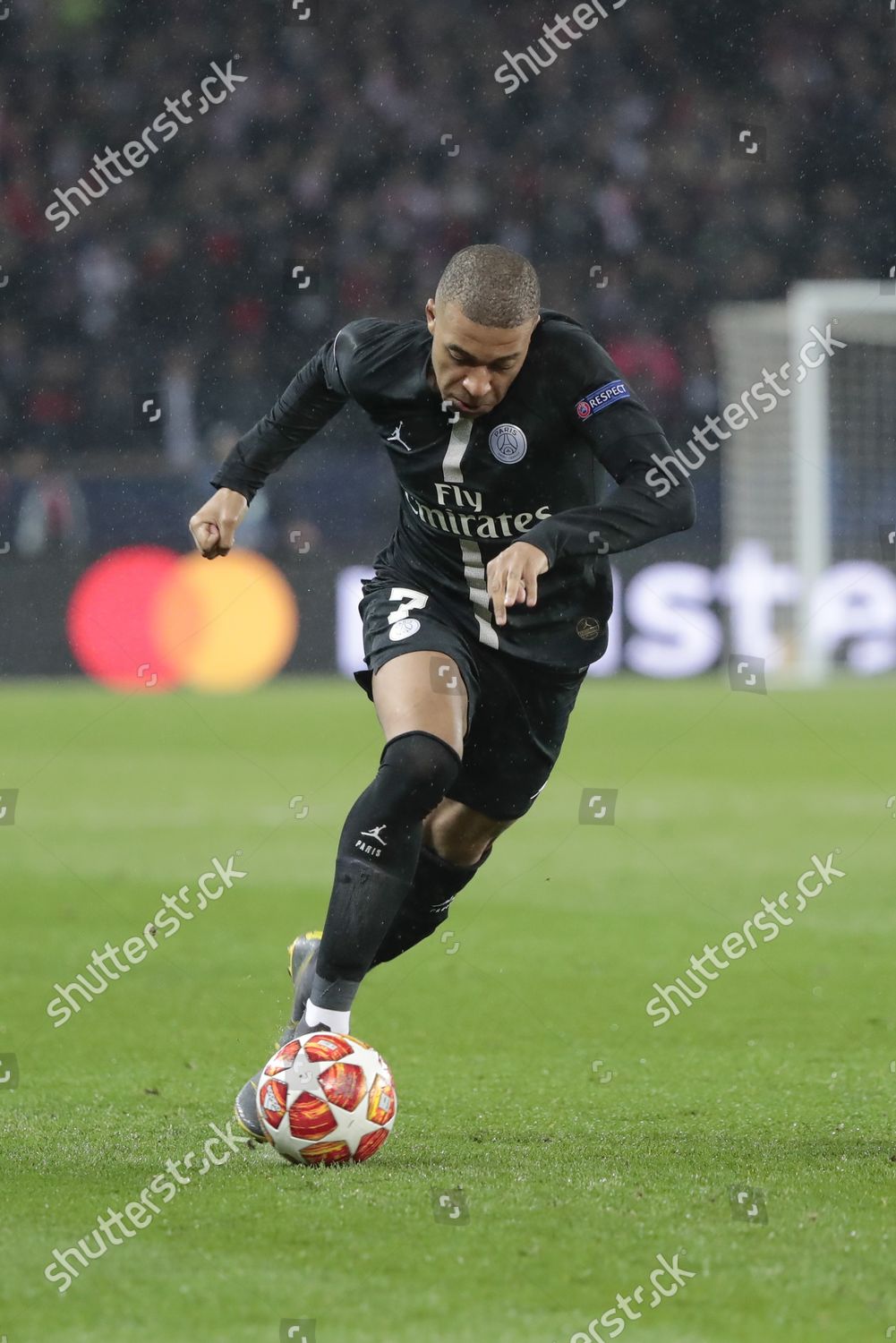 Kylian Mbappe Lottin Psg During Uefa Editorial Stock Photo Stock