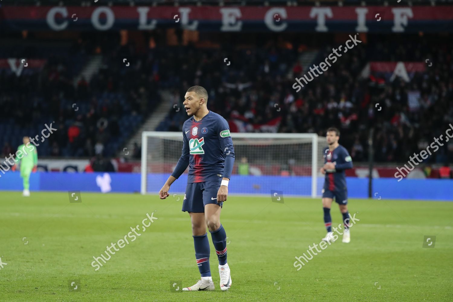 Kylian Mbappe Lottin Psg Reacted During Editorial Stock Photo Stock