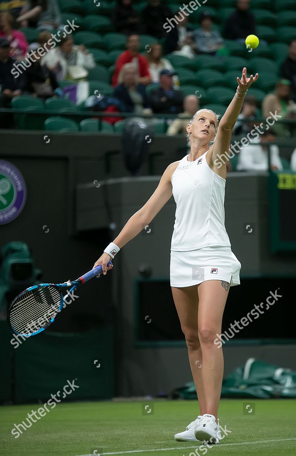 Karolina Pliskova Cze Action During Her Editorial Stock Photo Stock