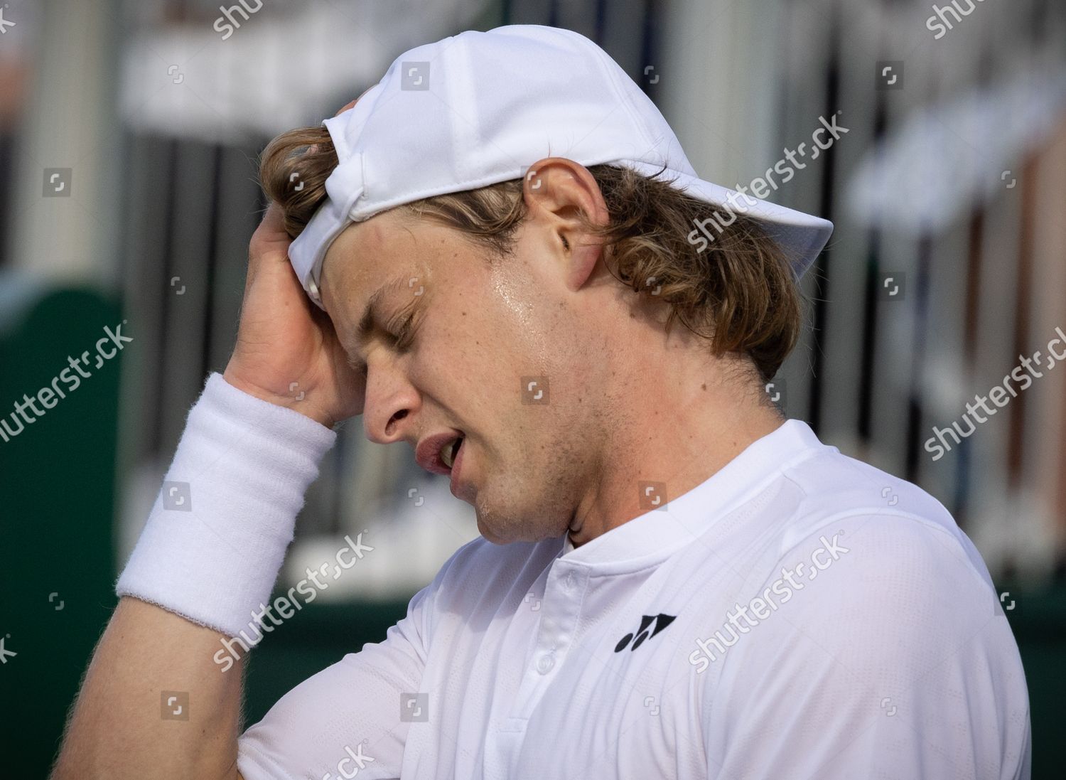 Belgian Zizou Bergs Reacts During First Editorial Stock Photo Stock