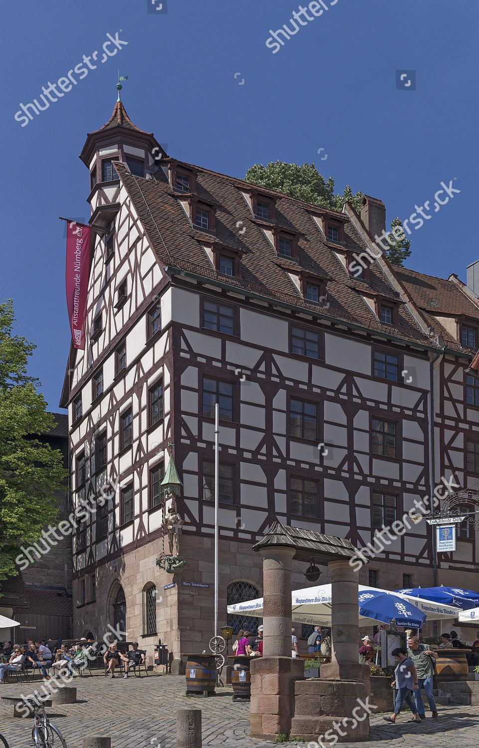 Pilatus House Historic Halftimbered House Total Editorial Stock Photo