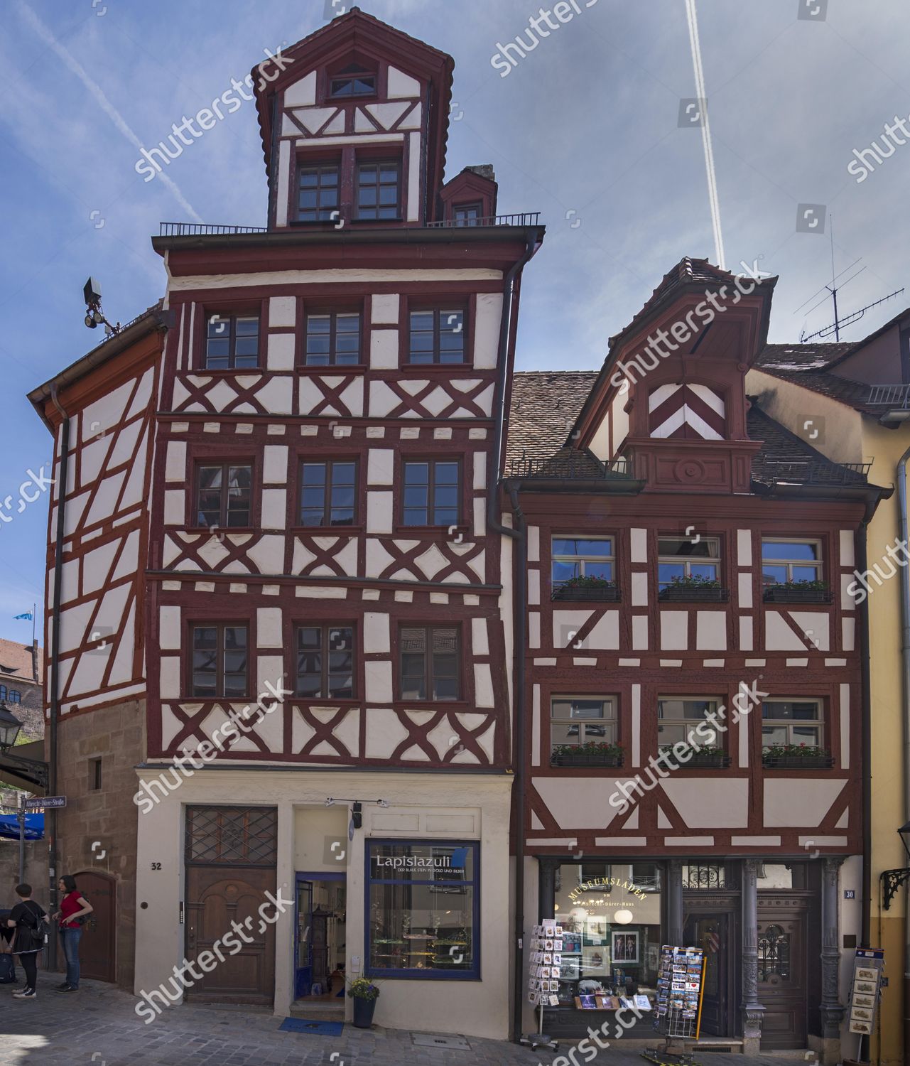 Historic Halftimbered Houses Total Renovation By Editorial Stock Photo