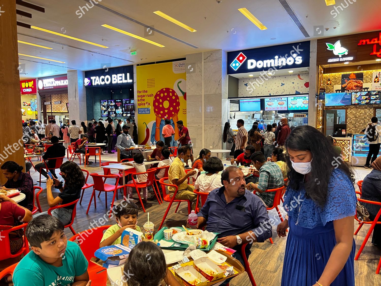 Food Court Lulu International Shopping Mall Editorial Stock Photo