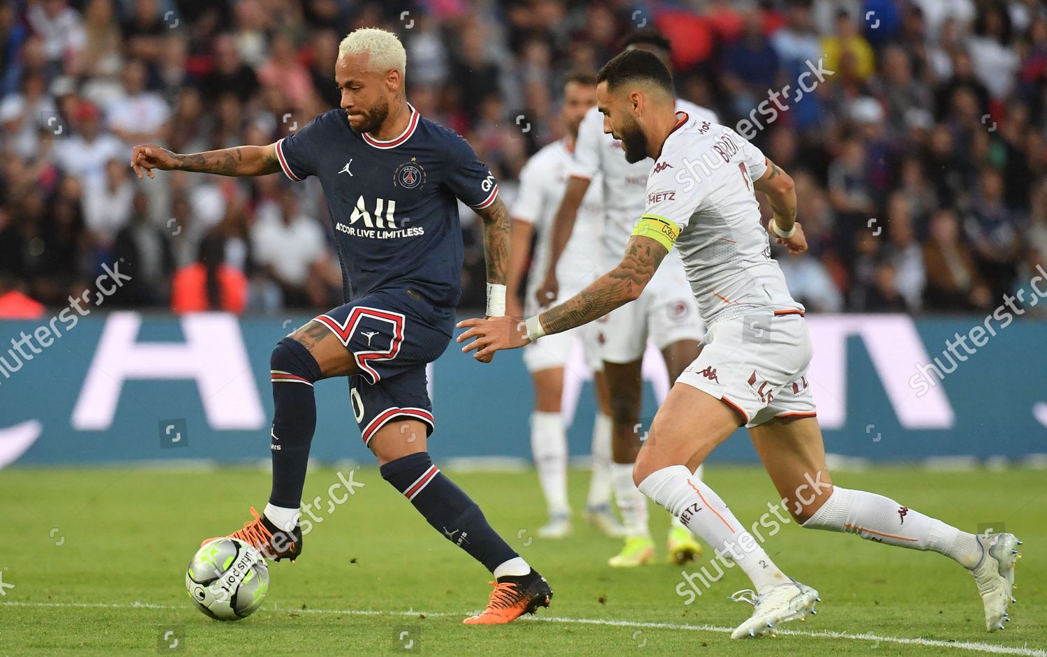 Paris Saintgermains Neymar During French L Editorial Stock Photo