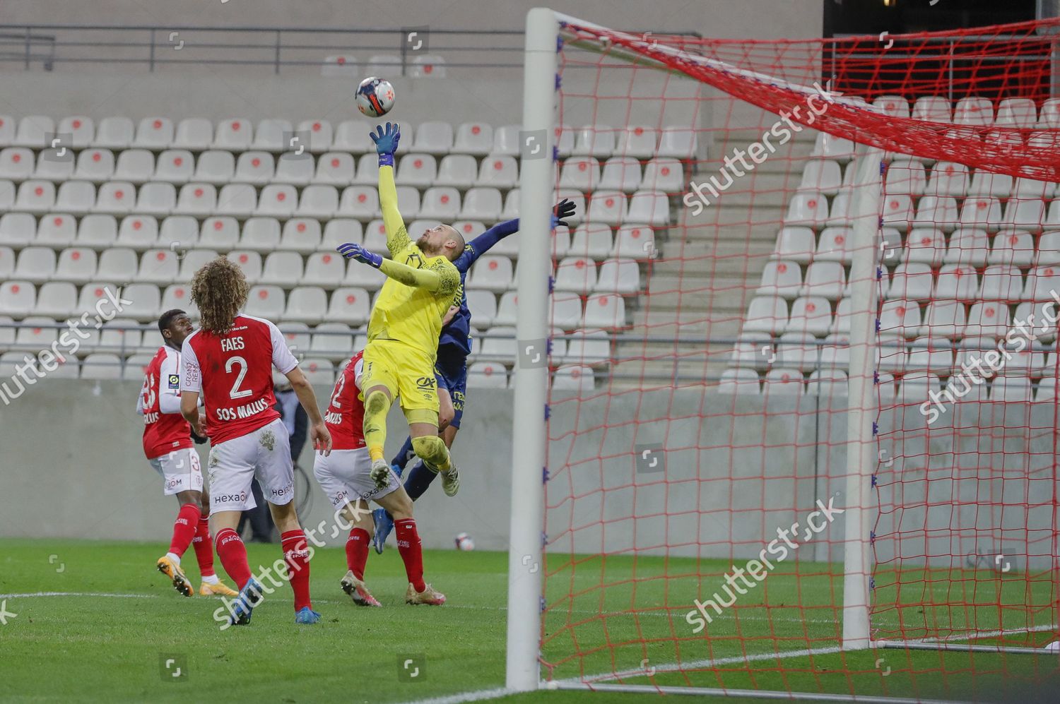 Predrag Rajkovic Goal Keeper Reims Action Editorial Stock Photo Stock