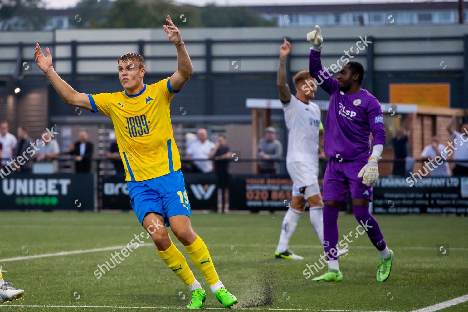 Will Goodwin Torquay United Gestures During Editorial Stock Photo