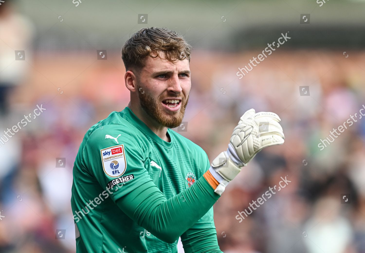 Daniel Grimshaw Goalkeeper Blackpool Editorial Stock Photo Stock