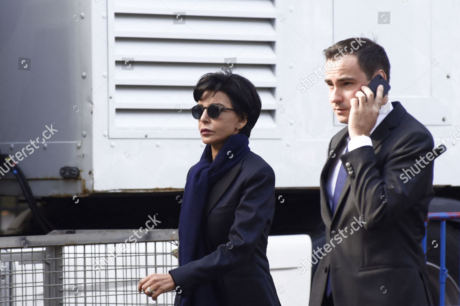 Rachida Dati Attending Funeral Former French Editorial Stock Photo