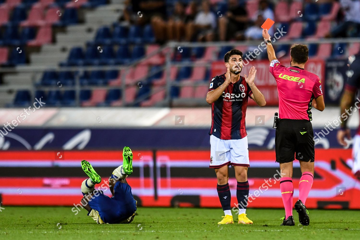 Referee Match Matteo Marcenaro Genoa Section Editorial Stock Photo