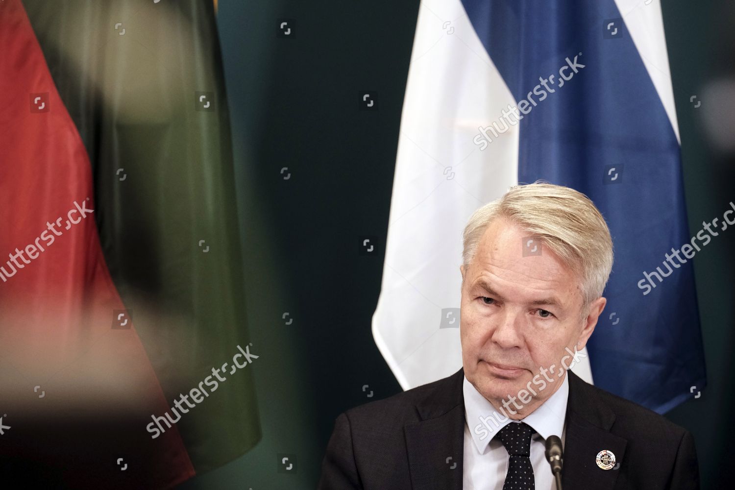 Finlands Foreign Affairs Minister Pekka Haavisto Editorial Stock Photo