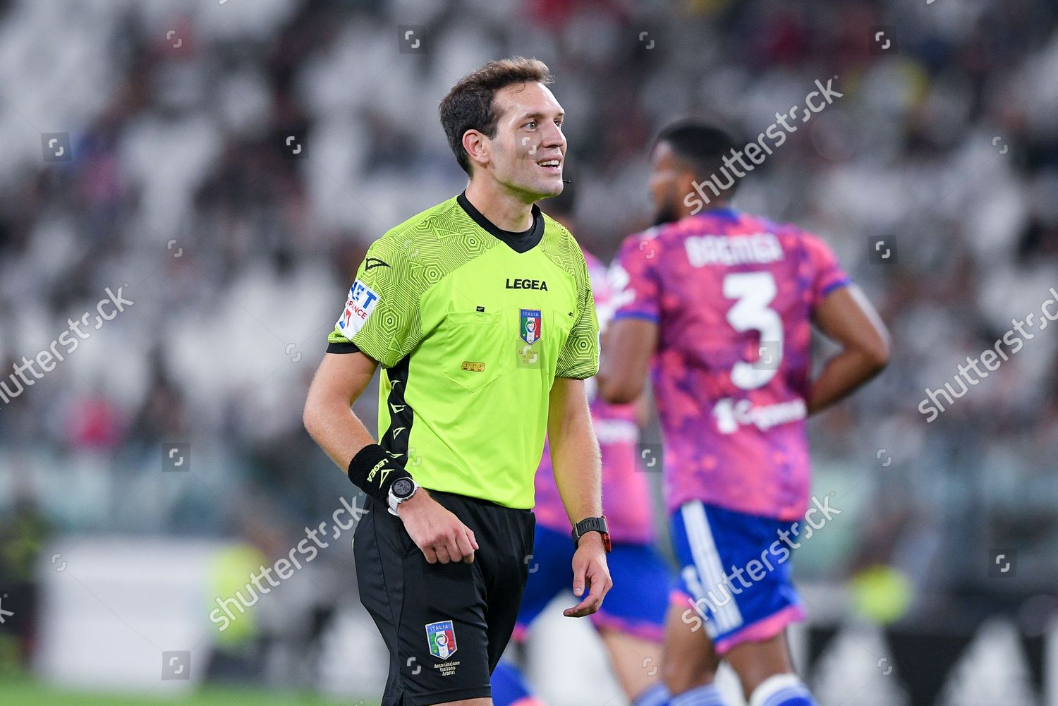 Referee Match Matteo Marcenaro Looks On Editorial Stock Photo Stock