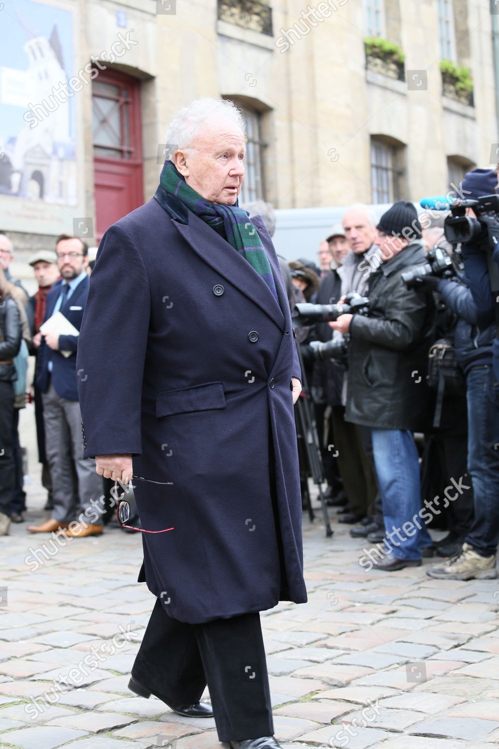 Philippe Bouvard Obseques De Jacques Chancel Editorial Stock Photo