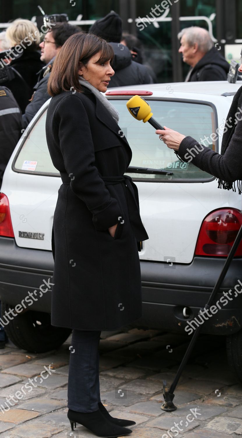 Anne Hidalgo Obseques De Jacques Chancel Editorial Stock Photo Stock