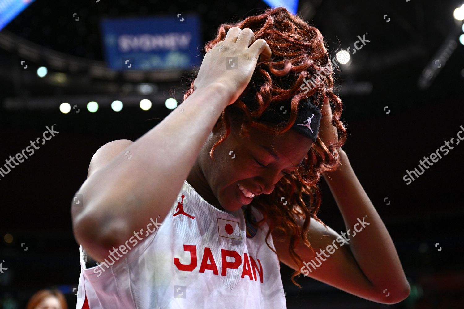 Stephanie Mawuli Japan Reacts During Editorial Stock Photo Stock