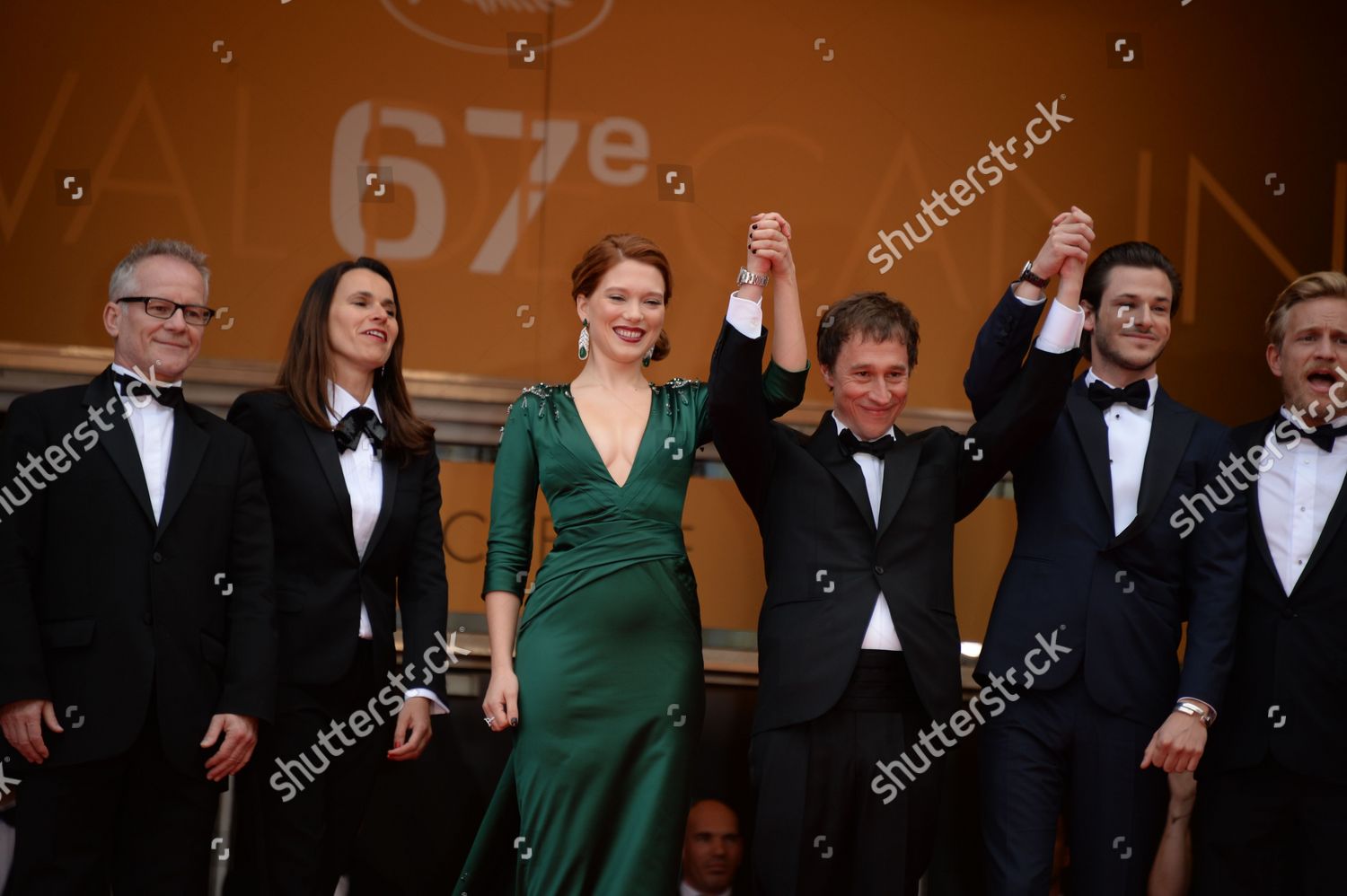 Director Bertrand Bonello Gaspard Ulliel Lea Editorial Stock Photo