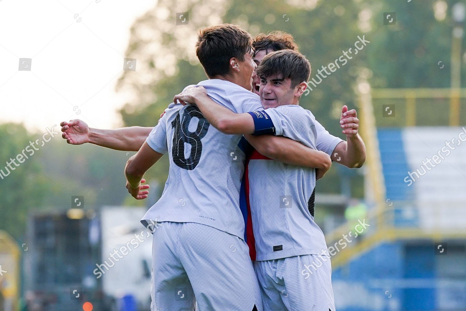 Marc Guiu Paz Fc Barcelona Celebrates Editorial Stock Photo Stock