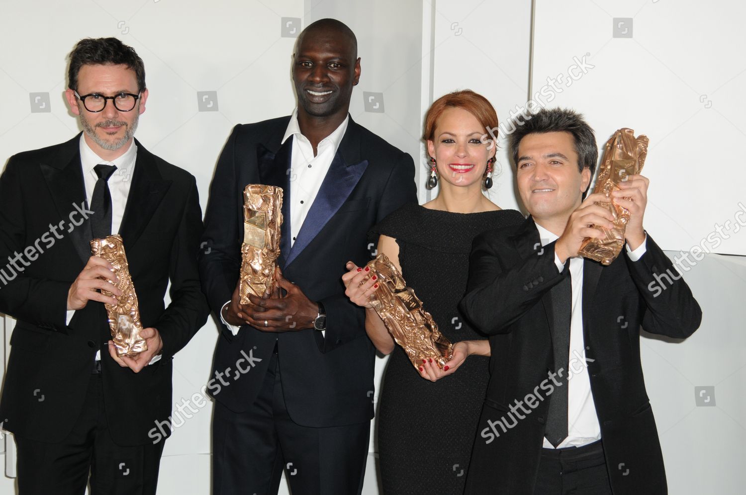 Michel Hazanavicius Omar Sy Thomas Langmann Editorial Stock Photo