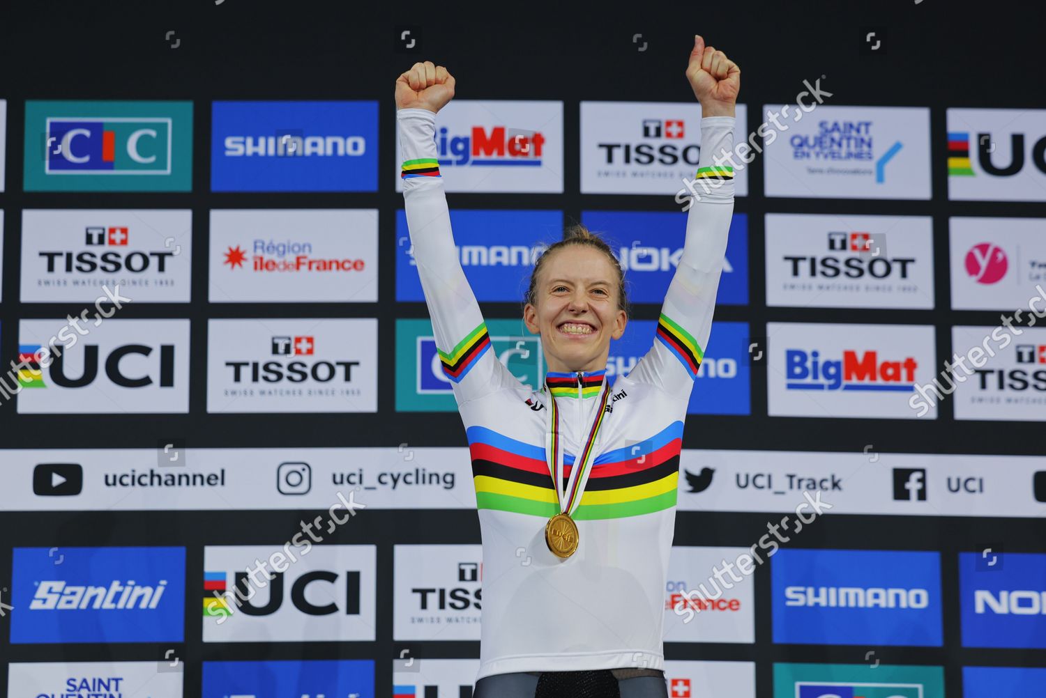 Franziska Brausse Germany On Podium After Editorial Stock Photo Stock