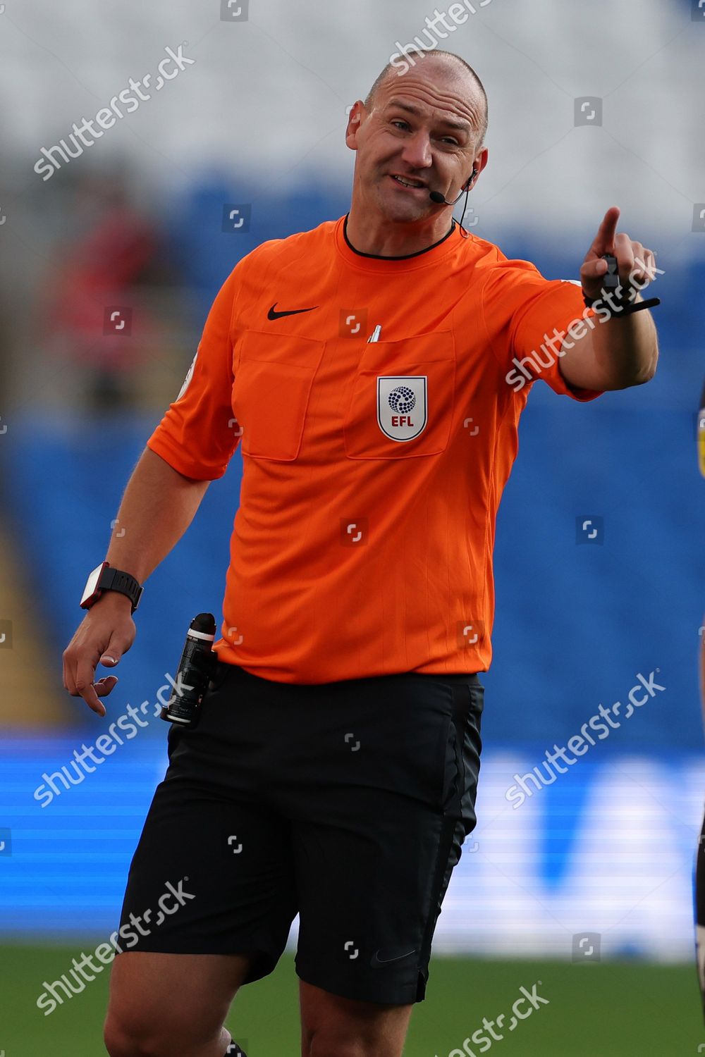 Referee Robert Madley Looks On Editorial Stock Photo Stock Image